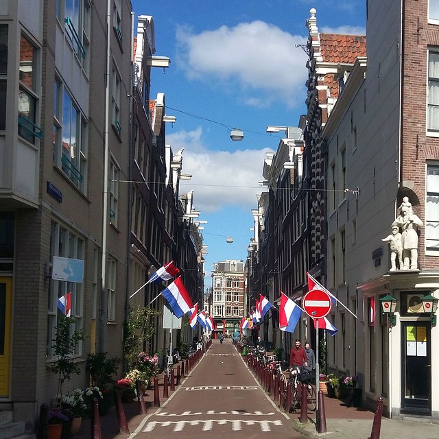 Liberations. May 5, 2020, Binnen Bantammerstraat, Amsterdam, The Netherlands