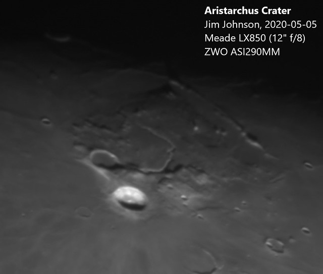 Moon - Aristarchus Crater 2020-05-05 0149 UTC