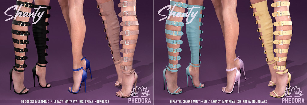Phedora For Kinky Event ~ "Shanty" Gladiator Heels ♥