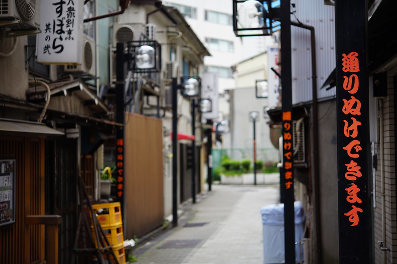 Sony α7Ⅱ+SEL85F1 8+AF S Micro NIKKOR 60mm f2 8G ED池袋駅東口美久仁小路