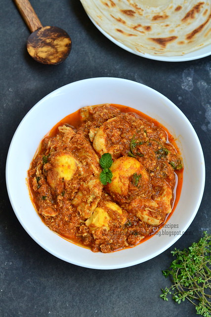 Egg Drop Curry without Coconut