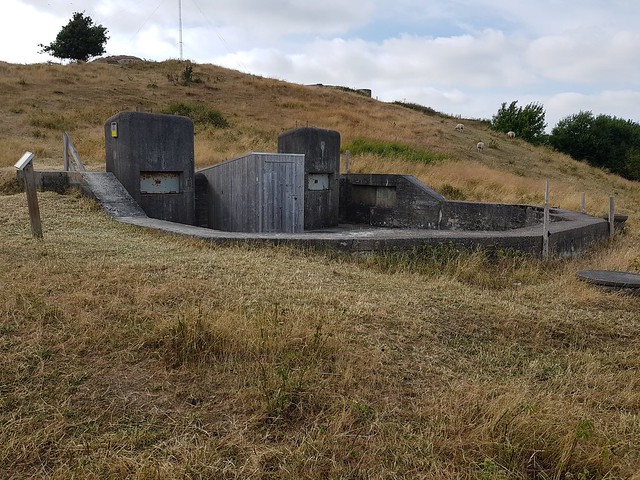 Atlantikwall Regelbau M270 Artillery Casemate, Bunker with Embrasured emplacement for 17 cm gun