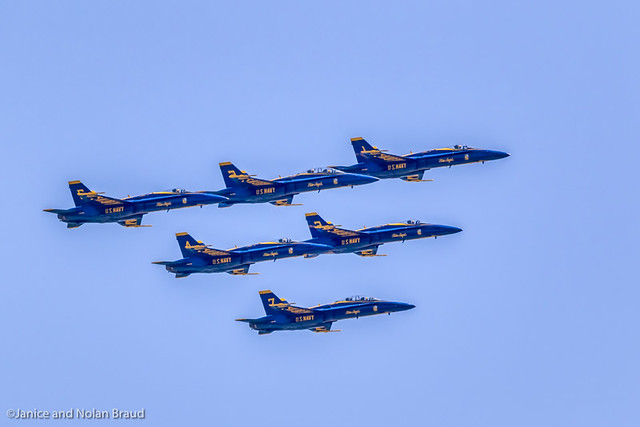 2020 Blue Angels Houston flyover tribute to health care workers JN124117