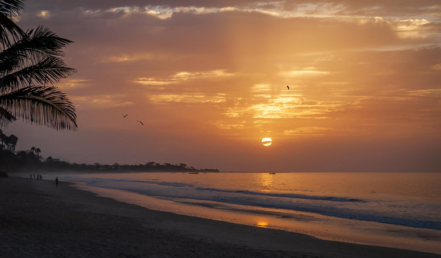 Sunset, Brufut, The Gambia, West Africa