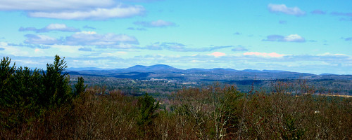 oak hill fire tower concord nh new hampshire forest trees hike nature view mountains sky elevation