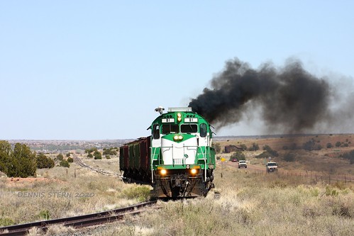 apacherailway apa alco c420 locomotive train railroad exhaust smoke branchline snowflake arizona