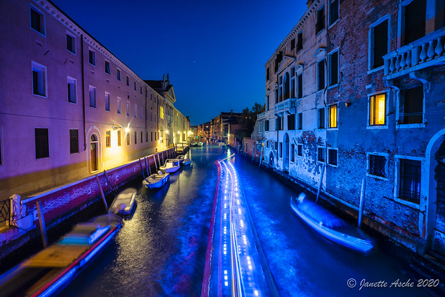 Venice - Rio dei Mendicanti at night
