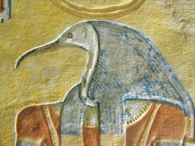 Thot, peinture de la tombe de Khaemouaset, Vallée des Reines (Égypte)