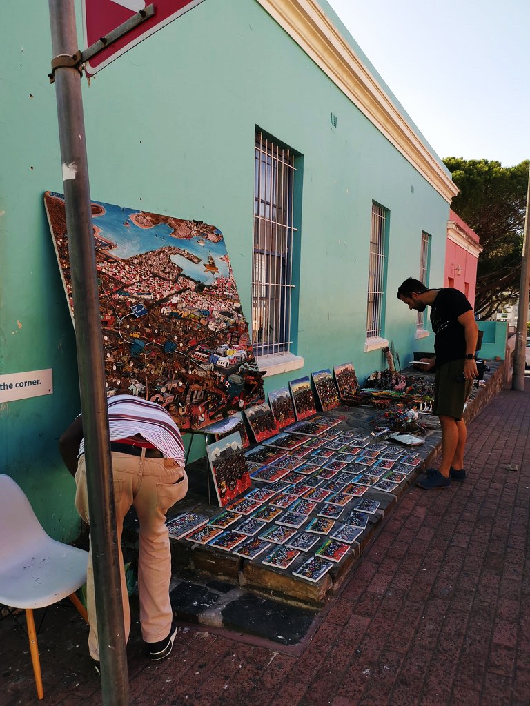 Souvenirs laid out along Wale Street, Bo Kaap
