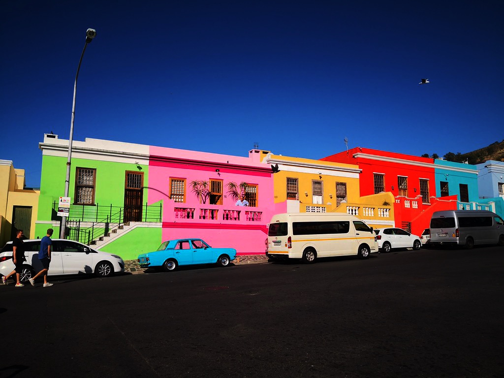 Colourful houses on Wale Street in Bo Kaap