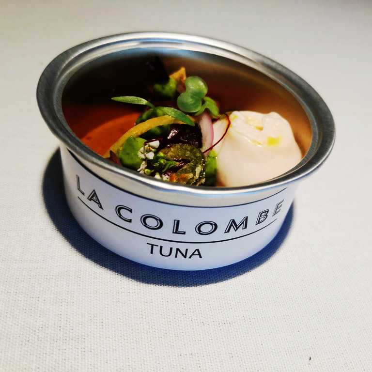 Tuna La Colombe opened up