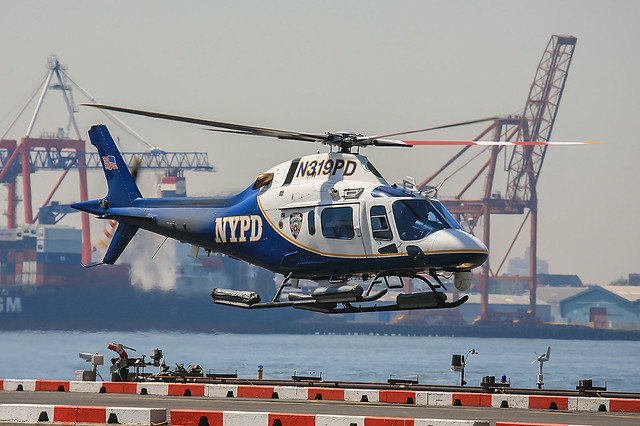N319PD, Agusta A-119 Koala New York Police Department @ Wall Street Heliport KJRB