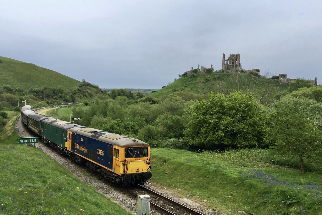 73136/133 at Norden | GB Railfreight’s 73136 ‘Perseverance’ … | Flickr