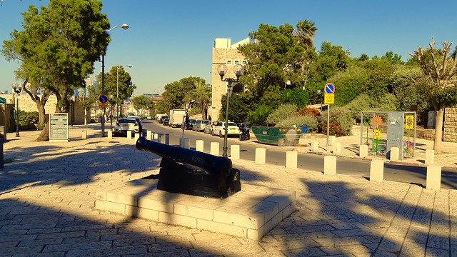 Kdumim square, Jaffa, Israel;