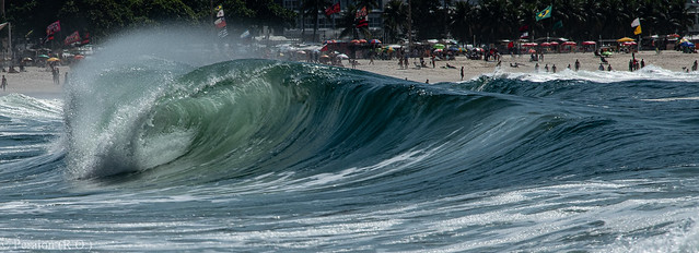 The beauty of a wave, Rio de Janeiro, Brazil