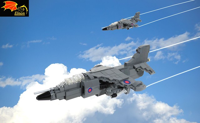 (2) Sea Harriers on Patrol