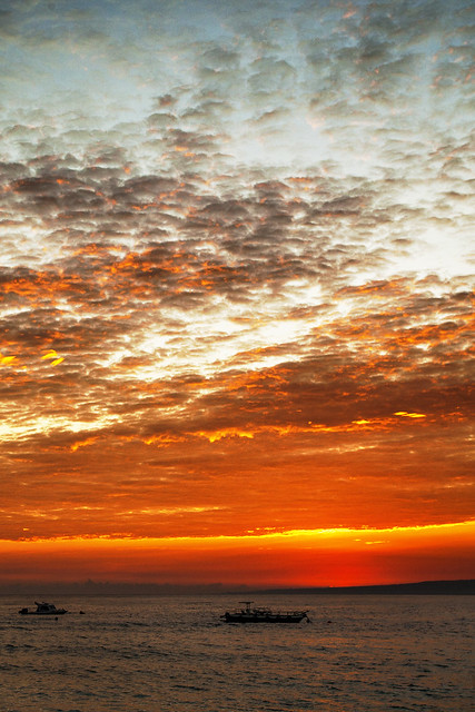 Sunrise over Lombok