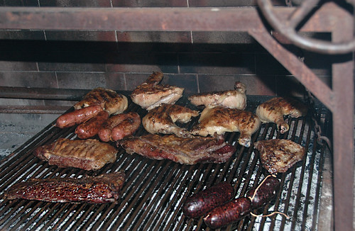 A small household Parrillada in Buenos Aires, Argentina