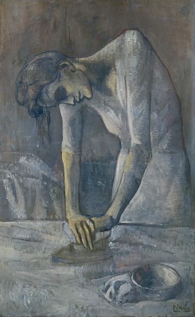 Pablo Picasso, Bügelnde Frau - Woman Ironing