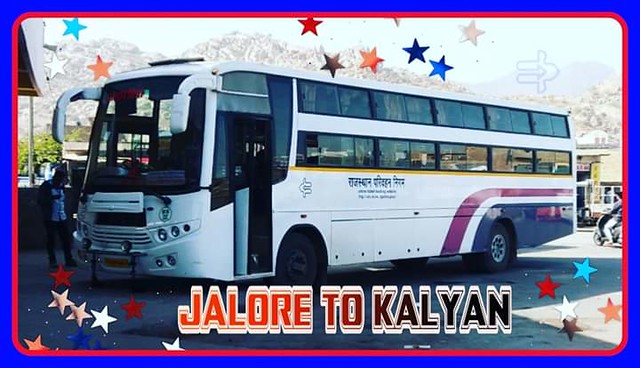 RSRTC New Sleeper Coach Bus. Jalore Depot. Kalayan To Jalore
