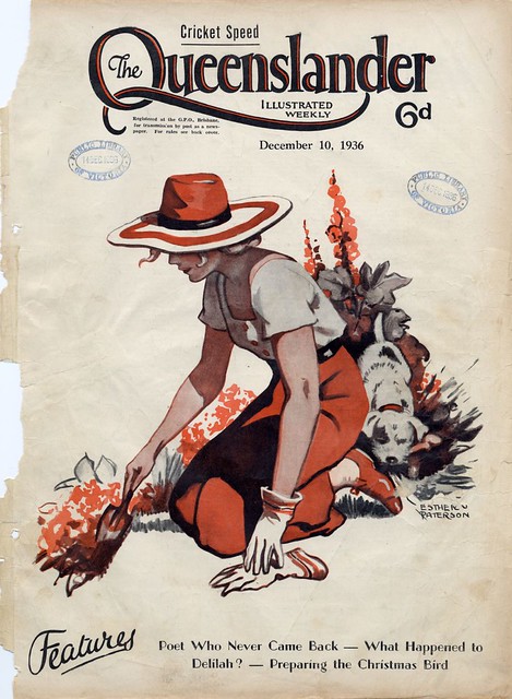 Illustrated front cover from The Queenslander, December 10, 1936