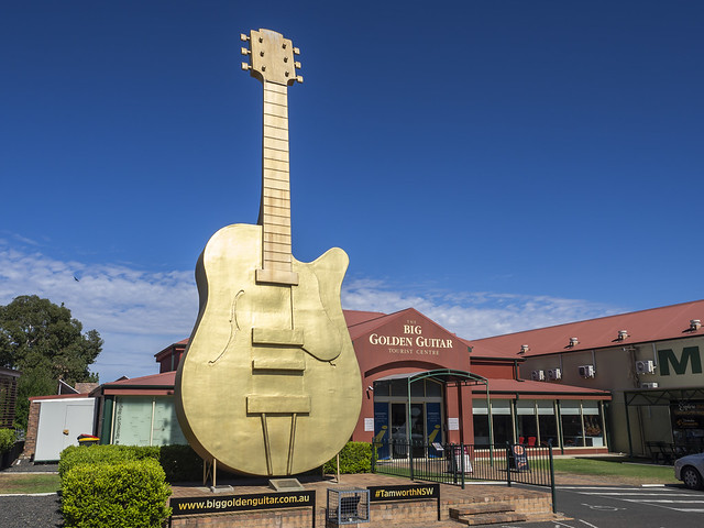 The BIG Golden Guitar - Tamworth NSW