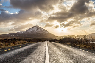 An early morning around Mount Errigal