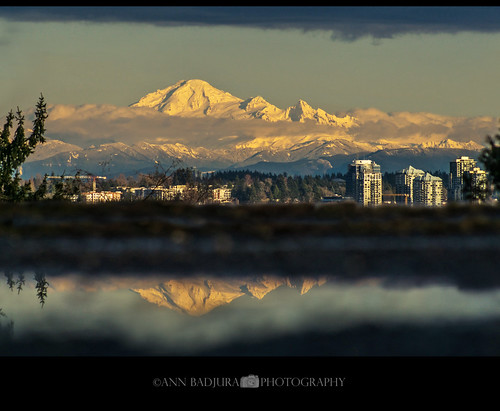 Mount Baker Reflections by Ann Badjura Photography