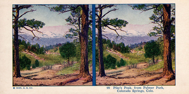 99 Pike's Peak, from Palmer Park, Colorado Springs, Colorado