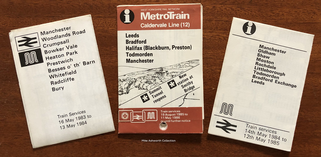 Almost A Triptych Of British Rail Pocket Timetables! | Flickr