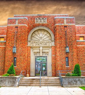 Warren Pennsylvania - McClintock Elementary School - Architecture - Art Deco - Historic Building