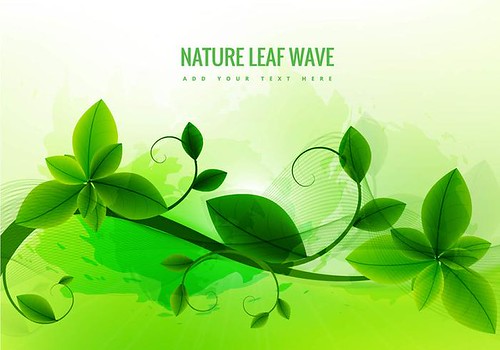 nature-leaf-green-background-vector | by thailaayalaworld