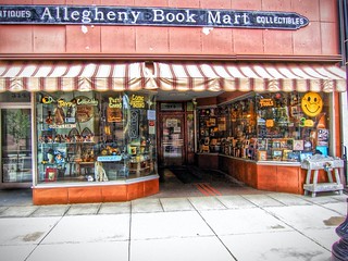 Warren Pennsylvania - Allegheny Book Mart - Historic commercial district