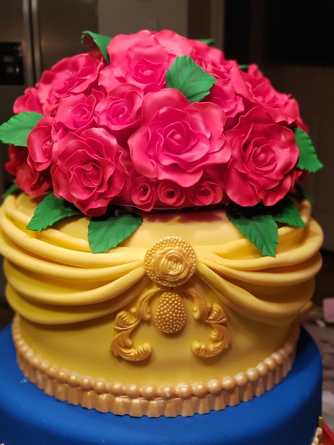 Beauty and the Beast inspired cake