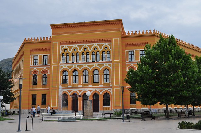 Lycée austro-hongrois (1892-1902), Mostar, Herzégovine-Neretva, Bosnie-Herzégovine.