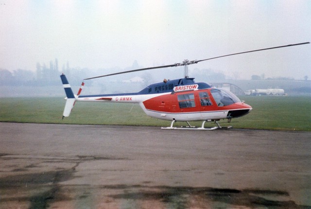 G-AWMK AB206B Jetranger Bristow Helicopters