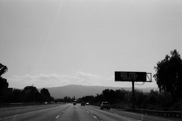 Highway 17 through Campbell, California