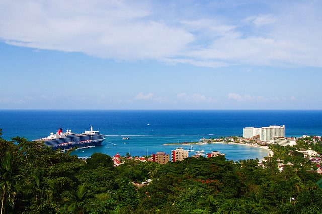 View from High-Ocho Rios, Jamaica