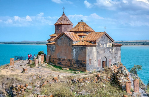 Hayravank Monastery, Lake Sevan, Gegharkunik Province, Armenia by Feng Wei Photography, Exterior view of Hayravank, a 9th century Armenian monastery situated by the shore of Lake Sevan, in
