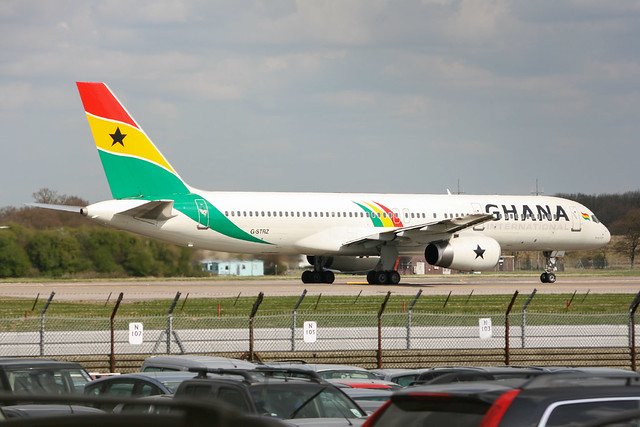 Ghana Airways Boeing 757-200 G-STRZ