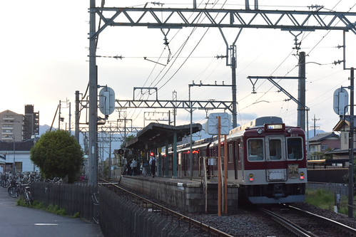 yokkaichi6319 by tanayan, Kintetsu Yunoyama line Isematsumoto station.town cityscape mie yokkaichi japan nikon v3 sunset eveni