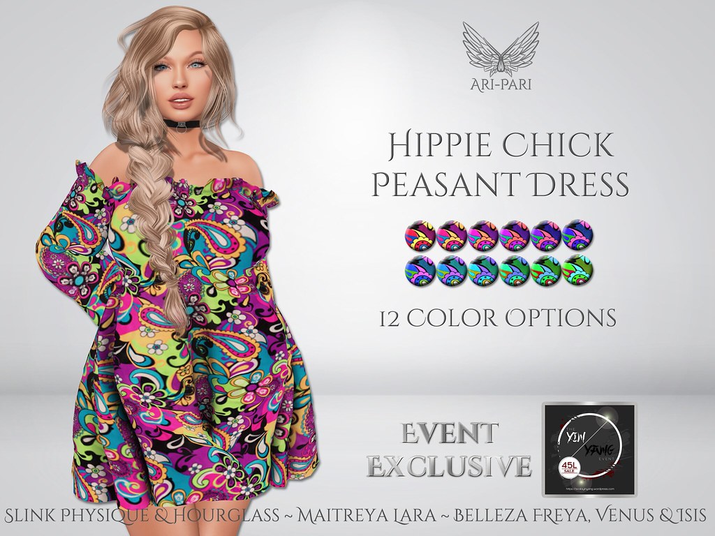 [Ari-Pari] Hippie Chick Peasant Dress