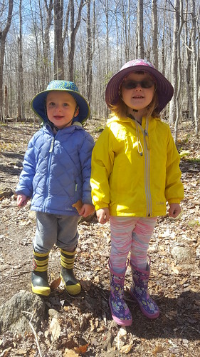 hiking with her brother