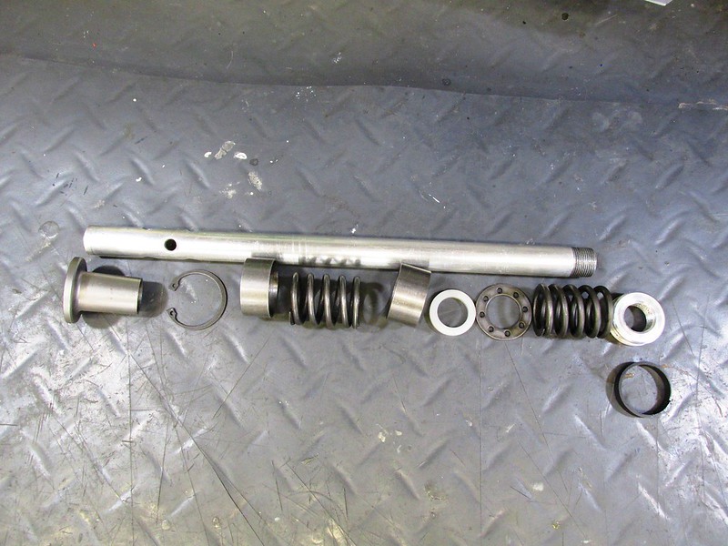 Damper Rod "A" Parts in Order from the bottom (Left) To The Top (Right)