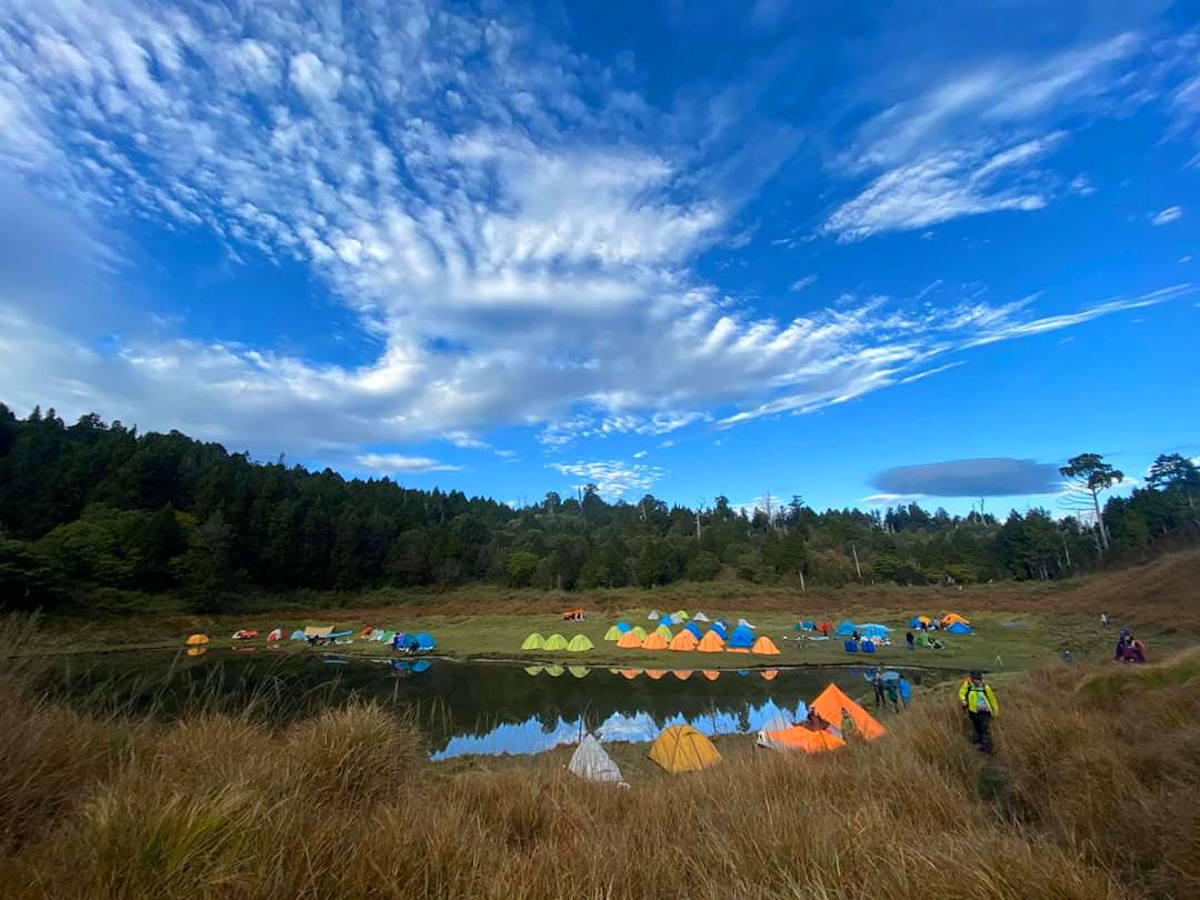 Camping at Lake Jialuo 加羅湖 in Ilan, Taiwan. Photo by Hong Jia Cun