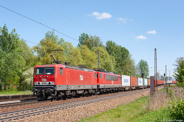 MEG 602 (143 204) und 705 (155 196), Leipzig-Thekla, 09.05.2016