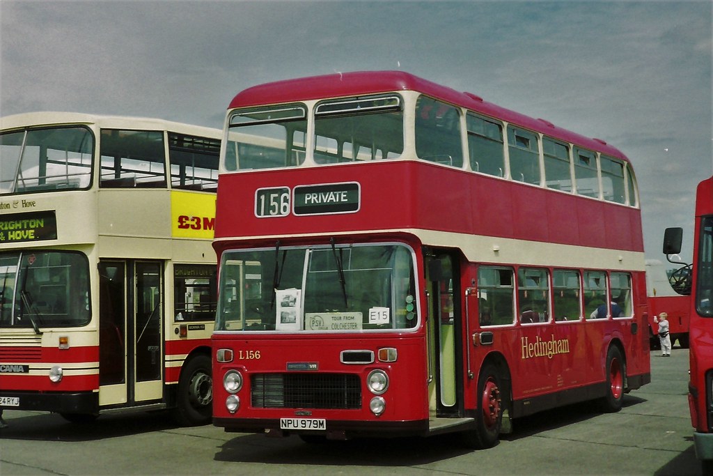Hedingham NPU 979M - North Weald Bus Rally 24/06/1990 | Flickr