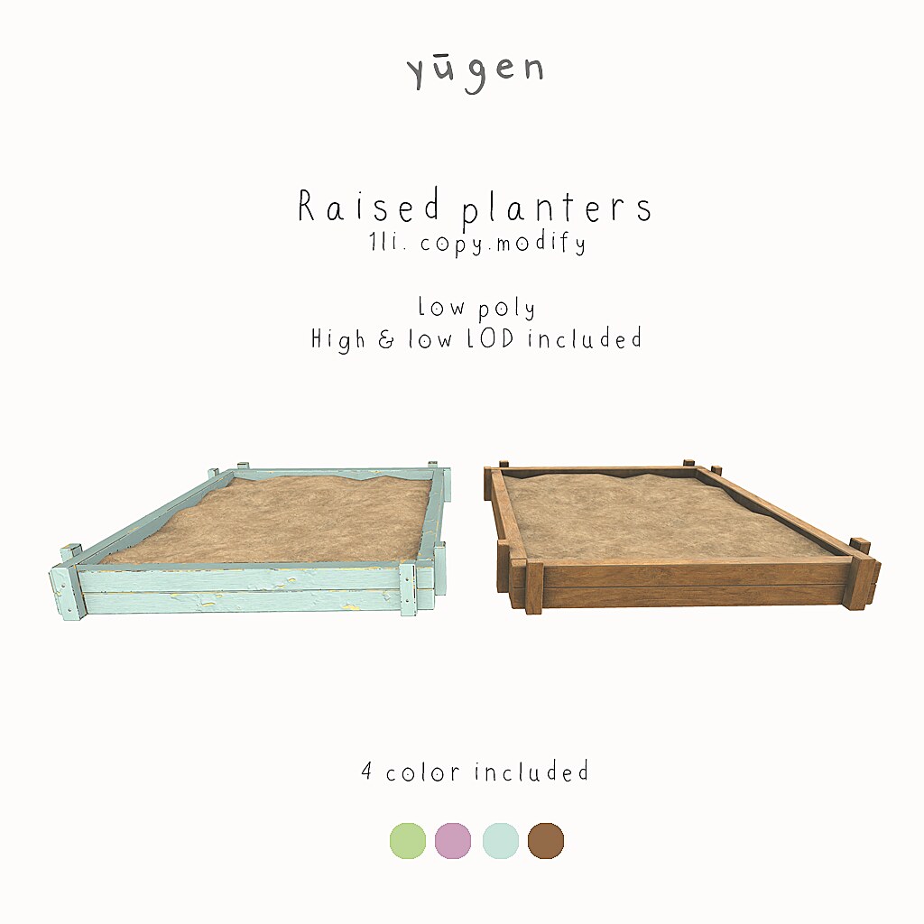 Yūgen.// raised planter