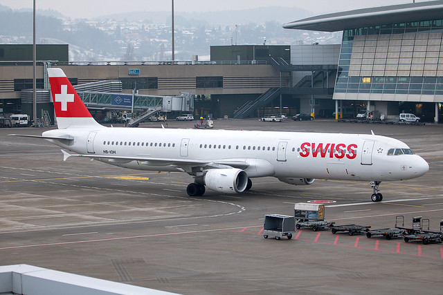 SWISS - Airbus A321-111 HB-IOH @ Zurich