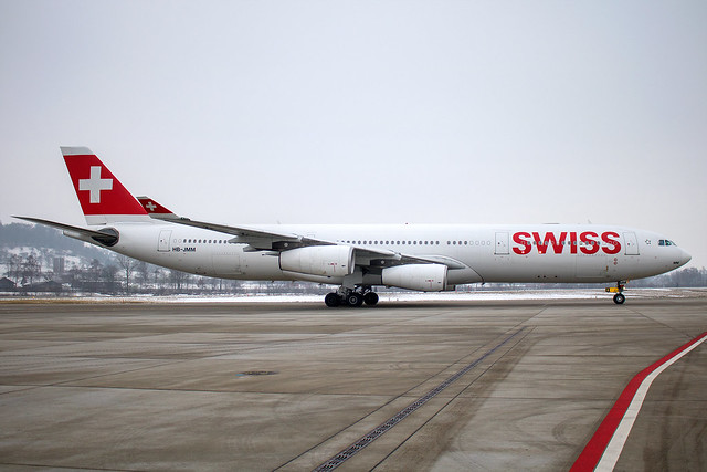 SWISS - Airbus A340-313X HB-JMM @ Zurich